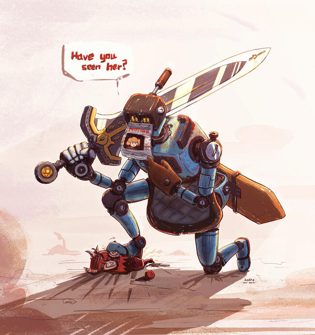 A robot cook on a journey